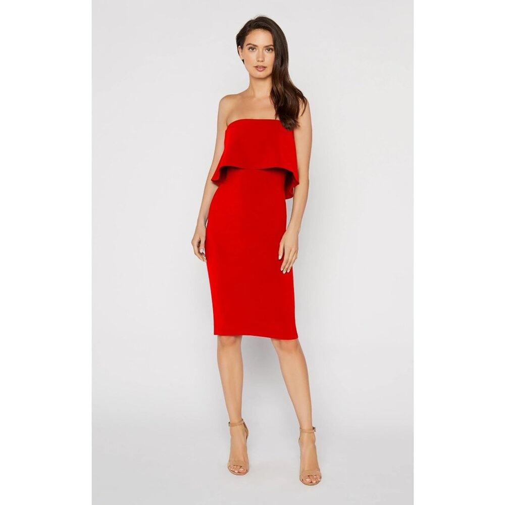 New LIKELY Driggs Dress in Scarlet Women's Size 00